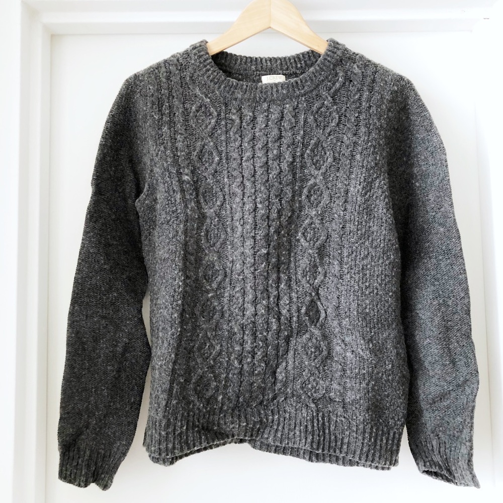 J. Crew Cable Knit Sweater